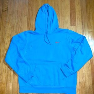 NIKE HOODIE WITH ORANGE SWOOSH